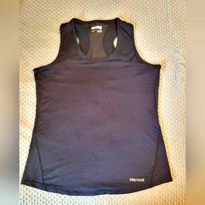 Marmot Black workout tank top